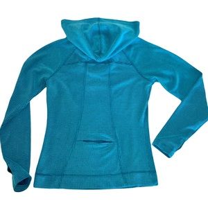 Eddie Bauer micro fleece hooded top